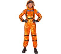 Widmann Orange Astronaut (Jumpsuit, Helmet) (158 cm / 11-13 Years) Orange