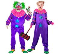 Widmann Outer Space Horror Clown (Jumpsuit) (S) Purple / Lila