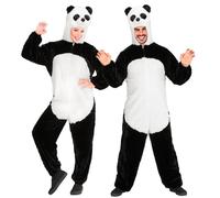 Widmann Panda In Soft Plush (Hooded Jumpsuit With Mask) (M/L - h 175 cm) Differe