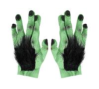 Widmann ? Par de manos gigantes pelose Frankie para adultos, color verde, talla única, vd-wdm2710 X