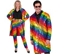 Widmann Party Fashion Coat (Rainbow Sequin Coat) (S/M) Rainbow