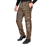 Widmann Party Fashion Pants (Animalier Leopard Sequin Pants) (M) Gold