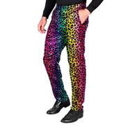 Widmann Party Fashion Pants (Rainbow Animalier Leopard Sequin Pants) (L) Rainbow