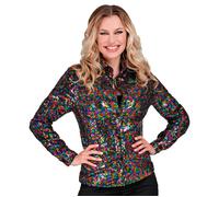Widmann Party Fashion Shirt (Multicolor Sequin Shirt) (L/XL) Different Colors