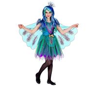 Widmann Peacock (Dress With Peacock Tail Veils, Headpiece) (128 cm / 5-7 Years)