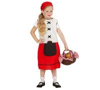 Widmann Peasant Girl (Vest, Skirt With Pouch, Headscarf) (128 cm / 5-7 Years) Di