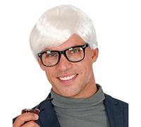 W WIDMANN MILANO Party Fashion - Peluca para diferentes personajes, pelo sintético, peluca de pelo corto para carnaval