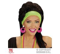 WIDMANN Pendientes Amarillo Fluorescente Adulto