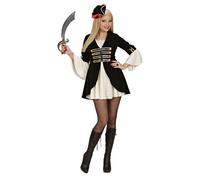 Widmann Pirate Captain Lady (Dress With Jacket, Mini Tricorn Hat) (L) Different