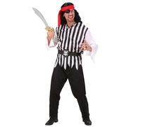 Widmann Pirate (Coat, Pants, Belt, Headband) (M) Different Colors