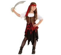 Widmann Pirate Girl (Dress, Corset, Headband) (116 cm / 4-5 Years) Different Col