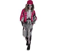Widmann Pirate Skeleton (Shirt With Vest And Belt, Pants, Bandana) (L) Different
