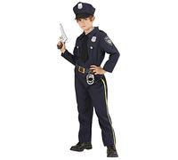 WIDMANN "POLICE OFFICER" (shirt with tie, pants, hat) - (128 cm / 5-7 Years)