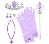 Widmann - princesas accesorios para niños, joyas y guantes, reina, accesorios, disfraces de carnaval