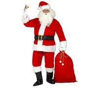 Widmann Professional Santa Claus (Jacket, Pants, Belt, Hat, Beard, Glasses, Boot