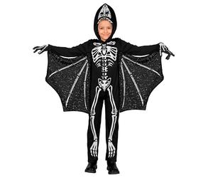 Widmann Pterodactyl Skeleton (Jumpsuit, Wings) (140 cm / 8-10 Years) Black
