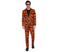 Widmann Pumpkin Party Fashion Suit (Jacket, Pants) (L) Orange