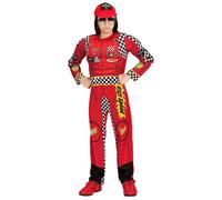 Disfraz de piloto de carreras con gorra - 116 cm
