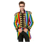 Widmann Rainbow Parade Coat For Man (S) Rainbow