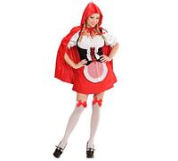 Widmann Red Capelet (Shirt With Corset, Skirt With Apron, Hooded Capelet) (L) Re