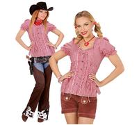 Widmann Red Chequered Blouse (M) Red