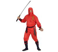 W WIDMANN MILANO Party Fashion - Disfraz de Dragón Rojo Ninja, Guerrero, Samurai, Disfraces de Carnaval