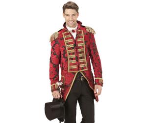 Widmann Red Jacquard Parade Coat For Man (L) Red