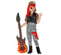 Widmann Rock Star (Tank Top, Mesh Crop Top, Pants, Belt, Leg Band, Bandana) (158