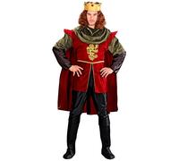 Widmann Royal Knight (Coat, Cape, Pants, Boot Covers, Crown With Gems) (S) Diffe