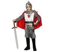 Widmann Royal Knight (Coat, Pants, Boot Covers, Cape, Crown With Gems) (158 cm /