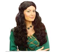 WIDMANN S.R.L. - A Mujer Medieval Wig Negro