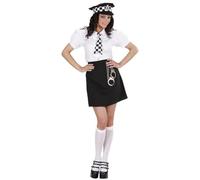 Widmann Sancto Disfraz de policía británica para mujer, talla UK 14-16 (S/77393)