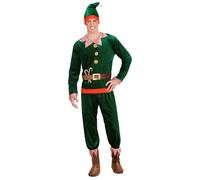Widmann Santa's Little Helper Elf (Coat, Pants, Shoe Covers, Hat With Ears) (S)