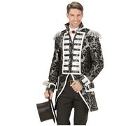 Widmann Silver Jacquard Parade Coat For Man (M) Silver