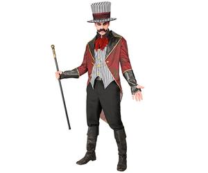 Widmann Sinister Ringmaster (Jacket With Vest, Skull Jabot, Gloves, Hat) (M) Bor
