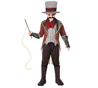Widmann Sinister Ringmaster (Jacket With Vest, Skull Jabot, Gloves, Hat) (XL) Bo