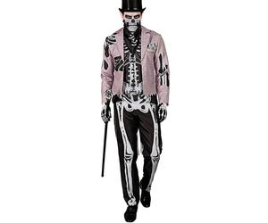 Widmann Skelegroom (Tailcoat With Vest, Pants, Face Mask) (158 cm / 11-13 Years)