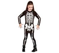 Widmann Skeleton (Dress) (140 cm / 8-10 Years) Black
