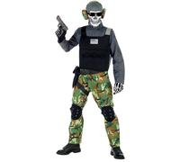Widmann Skeleton Soldier (Overalls, Vest, Knee Pads, Belt, Holster, Mask, Glasse