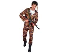 Widmann Soldier (Coat, Pants, Belt, Headband) (S) Camouflage