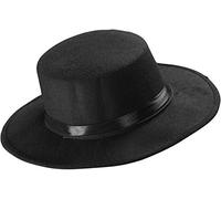 WIDMANN Sombrero El Gaucho Fieltro cepillado Unisex-Adult, Negro, talla única, vd-wdm0491s