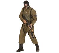 Widmann Special Forces Parachuter (Overalls, Vest, Hood) (M) Green