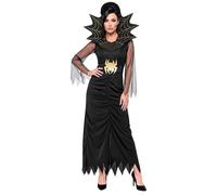 Widmann Spiderlady (Dress, Belt With Stand-Up Collar) (S) Black