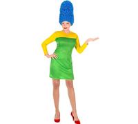 Widmann Srl disfraz Cartoon de mujer Adultos, Verde, wdm09721