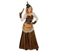 W WIDMANN MILANO Party Fashion - Disfraz steampunk, vestido largo hasta el suelo, disfraces de carnaval