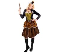 Widmann Steampunk (Dress, Belt, Mini Hat) (S) Brown