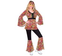 Widmann The 60s Fashion - Paisley (Shirt, Pants, Headband) (L) Pink