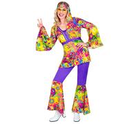 Widmann The 60s Fashion - Peace & Love (Shirt, Pants, Headband) (S) Different Co