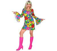 W WIDMANN MILANO Party Fashion - Disfraz Groovy Style años 60, Vestido, Hippie, Disfraces de Carnaval