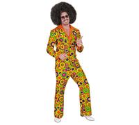 Widmann The 70s Groovy Style - Yellow Circles (Jacket, Pants) (L) Yellow